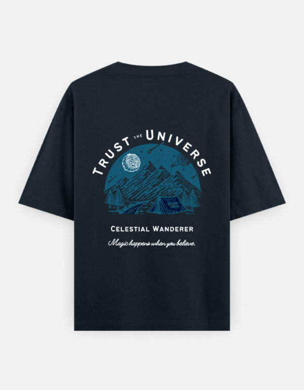 Trust the Universe Oversized T-Shirt Celestial Streetwear (100% Cotton)