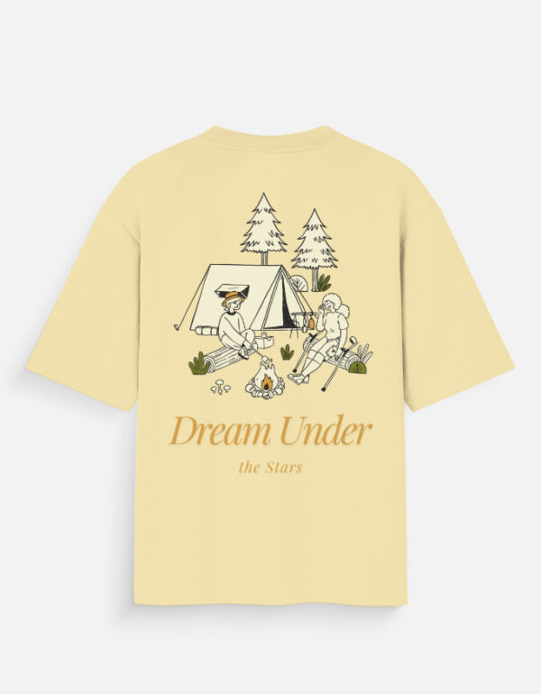 Dream Under the Stars Oversized T-Shirt Outdoor Lifestyle Streetwear