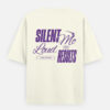Silent Move Loud Results Oversized T-Shirt – Heavyweight 240 GSM Cotton Streetwear (Unisex)