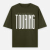 Touring Motorcycle Oversized Heavyweight T-Shirt – Adventure Rider Streetwear (Unisex, 240 GSM Cotton)