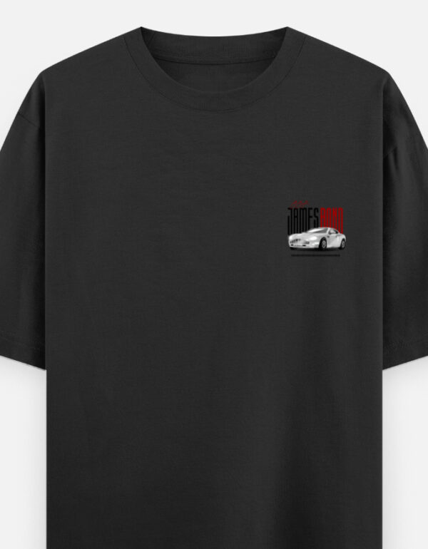 James Bond Car Oversized Heavyweight T-Shirt – Retro Film-Inspired Streetwear