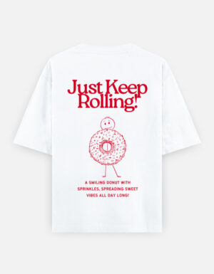 Just Keep Rolling Oversized T-Shirt
