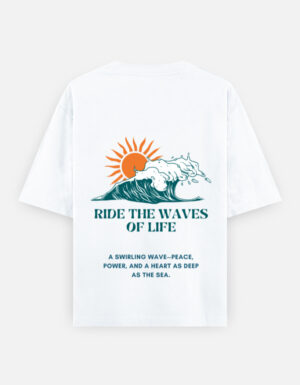 Ride The Waves of Life Oversized T-Shirt