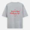 Rich in Mind Wealthy in Life Oversized T-Shirt – 240 GSM Heavyweight Unisex Streetwear Tee