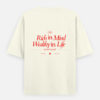 Rich in Mind Wealthy in Life Oversized T-Shirt – 240 GSM Heavyweight Unisex Streetwear Tee