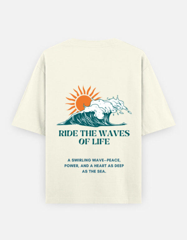 Ride The Waves of Life Oversized T-Shirt